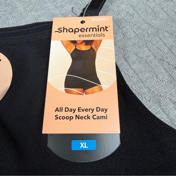 Shapermint Black Women's Camisole Top - Picture 2 of 4